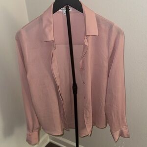 Fashion Nova Soft Pink Blouse